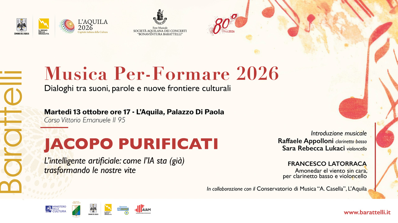 L’intelligenza artificiale: come l’IA sta (già) trasformando le nostre vite
Incontro con Jacopo Purificati
