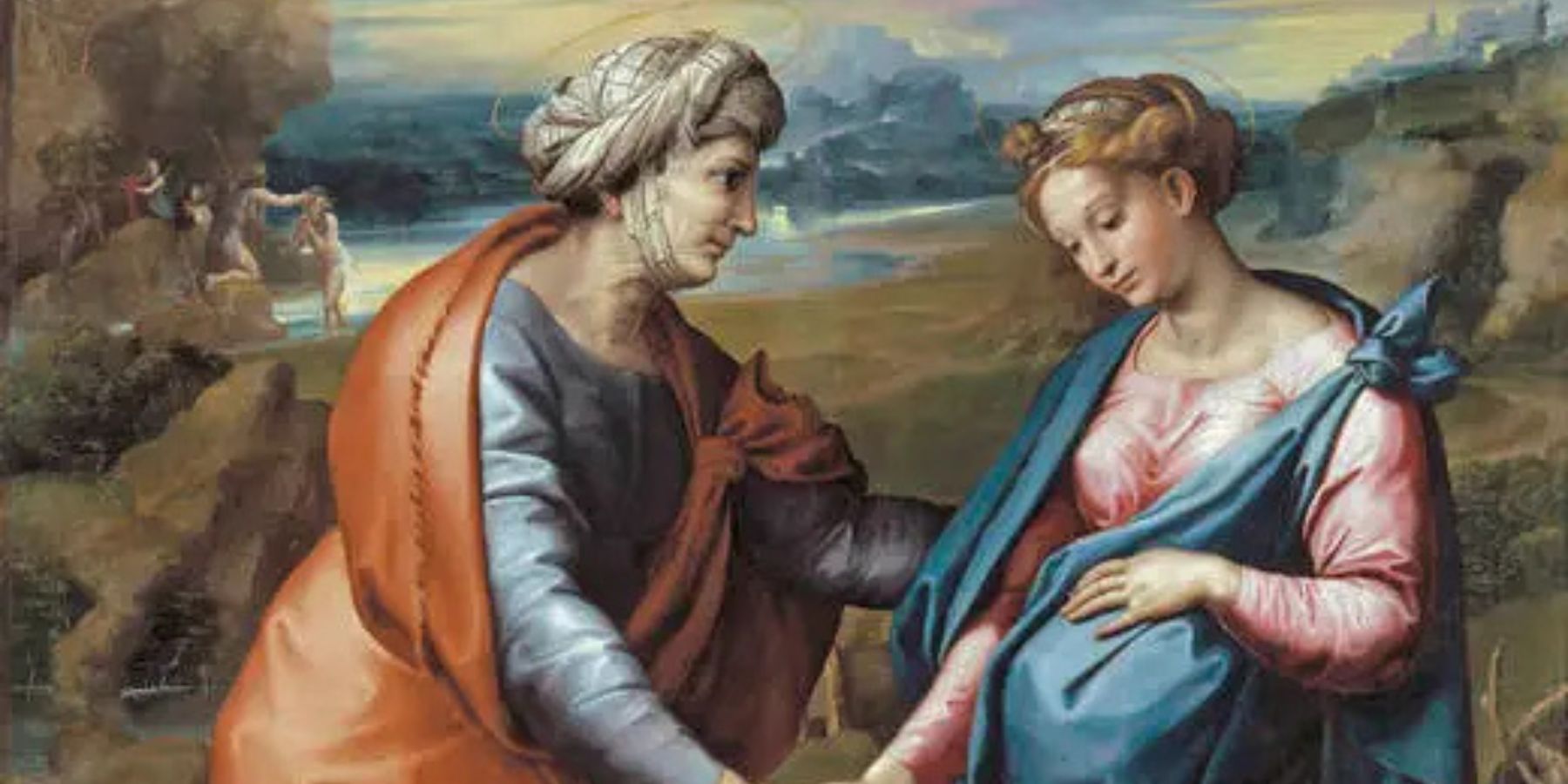 La Visitazione di Raffaello torna all'Aquila