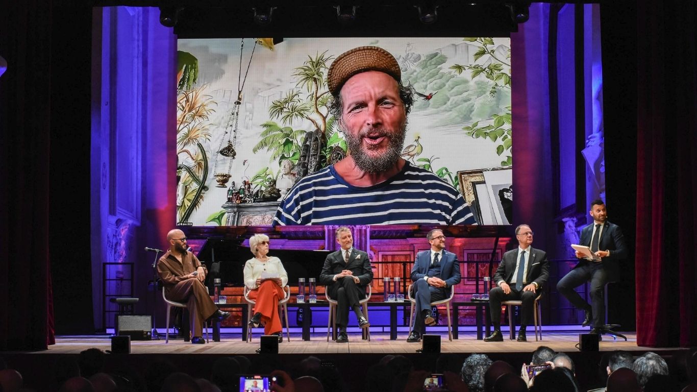 Caterina Caselli, Giuliano Sangiorgi e Lorenzo "Jovanotti" per la Cerimonia di Inaugurazione