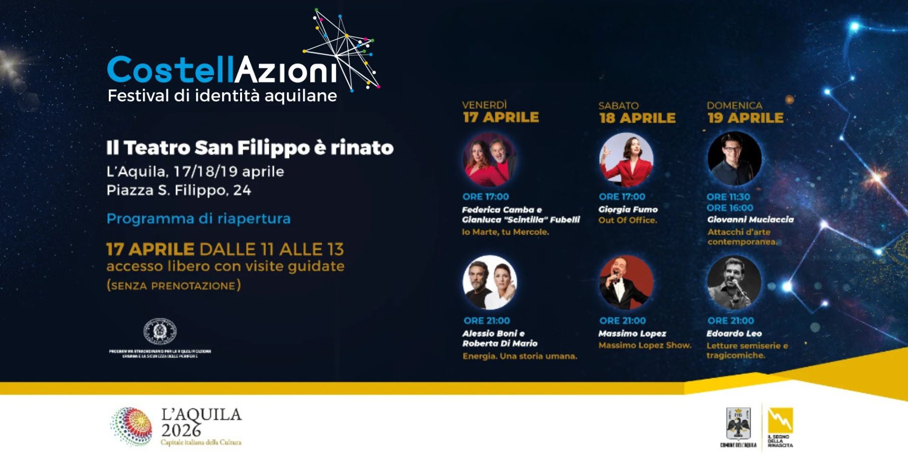 Progetto CostellAzioni: Festival di Identità Aquilane