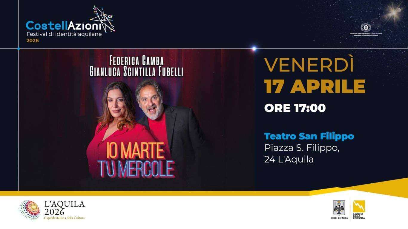 Io Marte, tu Mercole al Teatro San Filippo Neri