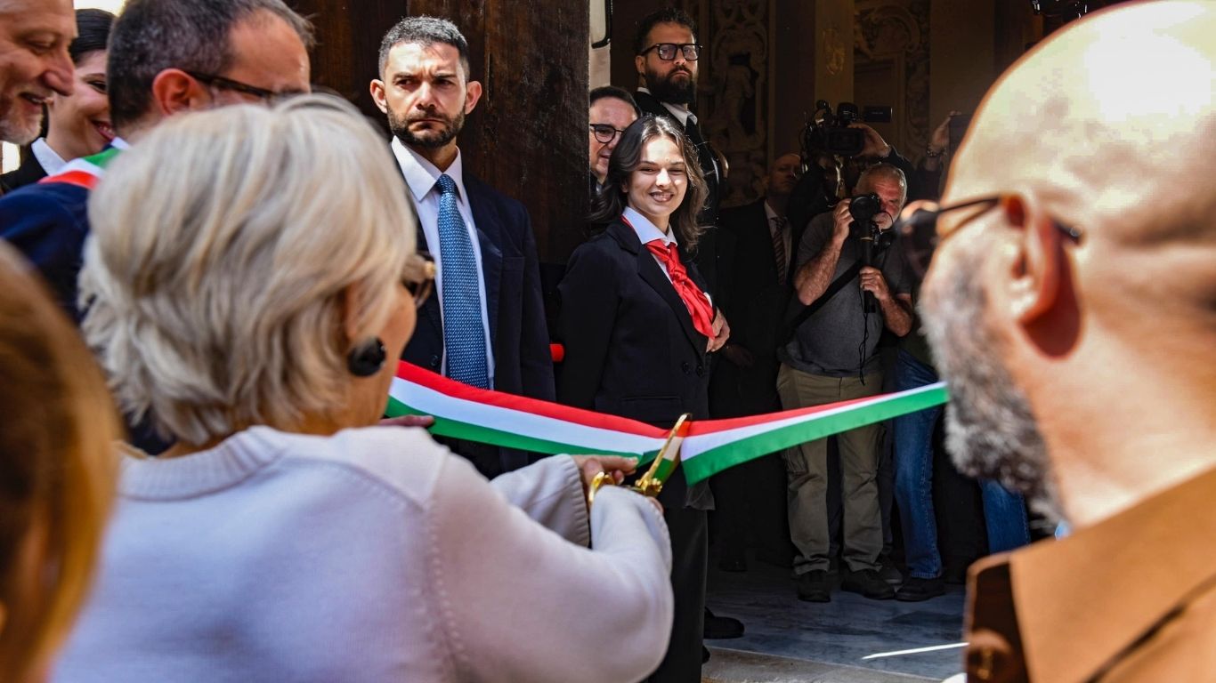 Taglio del Nastro al Teatro San Filippo Neri dell'Aquila