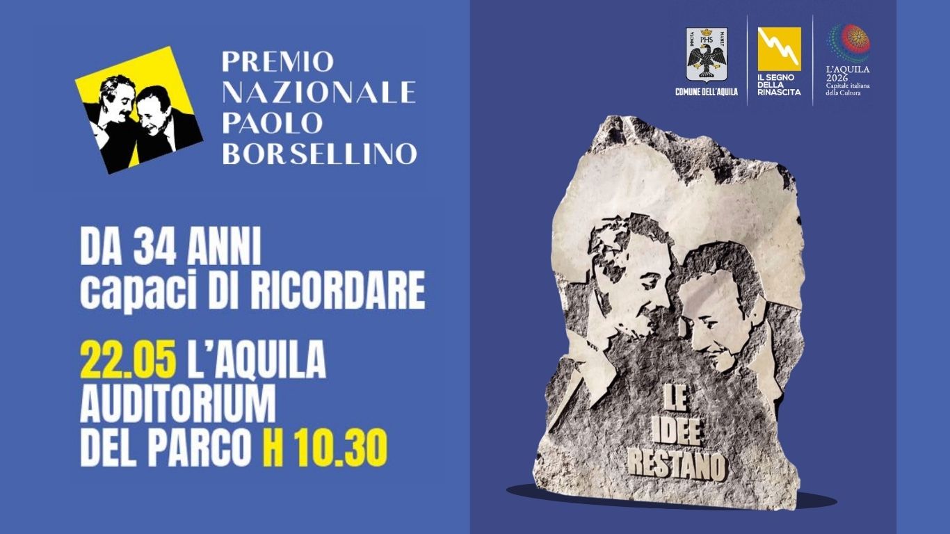 DA 34 ANNI capaci DI RICORDARE - XXXIV ed. Premio Paolo Borsellino