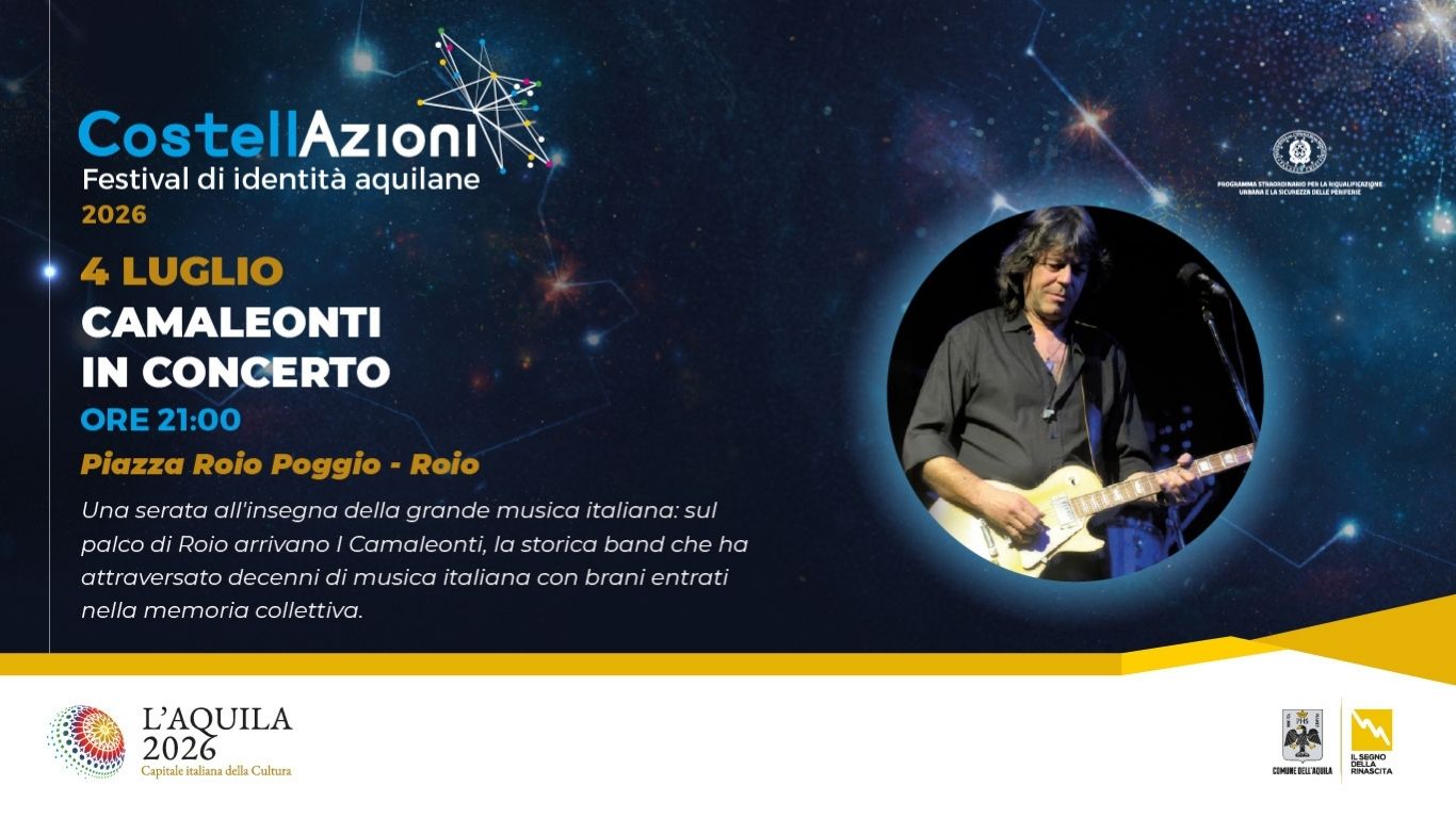 Camaleonti in Concerto a Roio | Progetto CostellAzioni