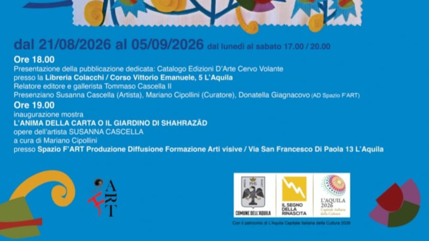 L’anima della carta o Il giardino di Shahrazad