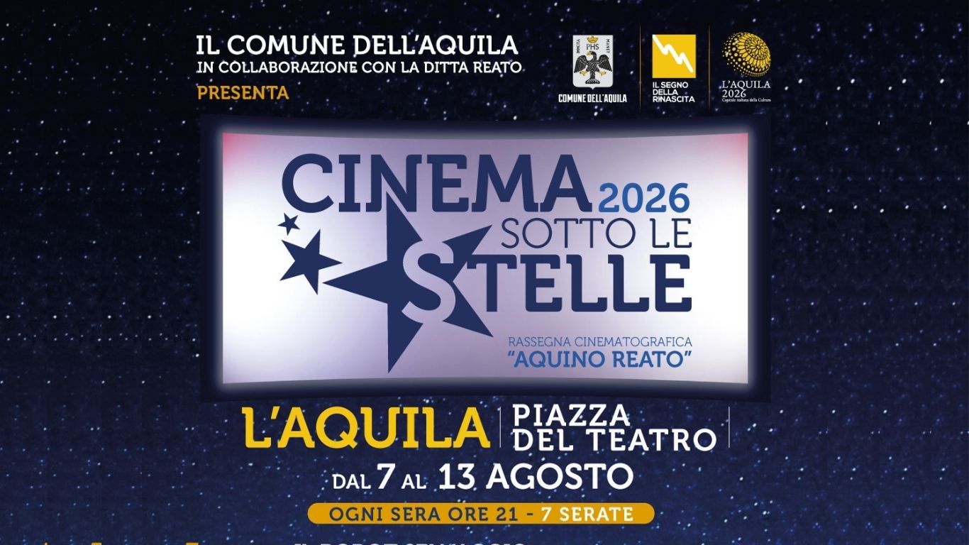 Cinema sotto le stelle | L'Aquila dal 7 al 13 agosto