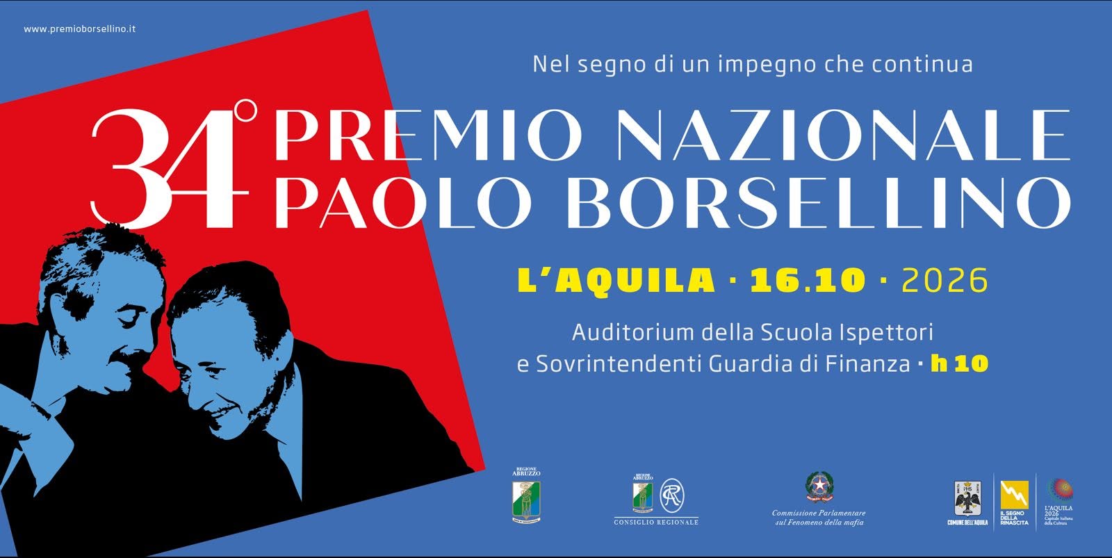 34° Premio Nazionale Paolo Borsellino