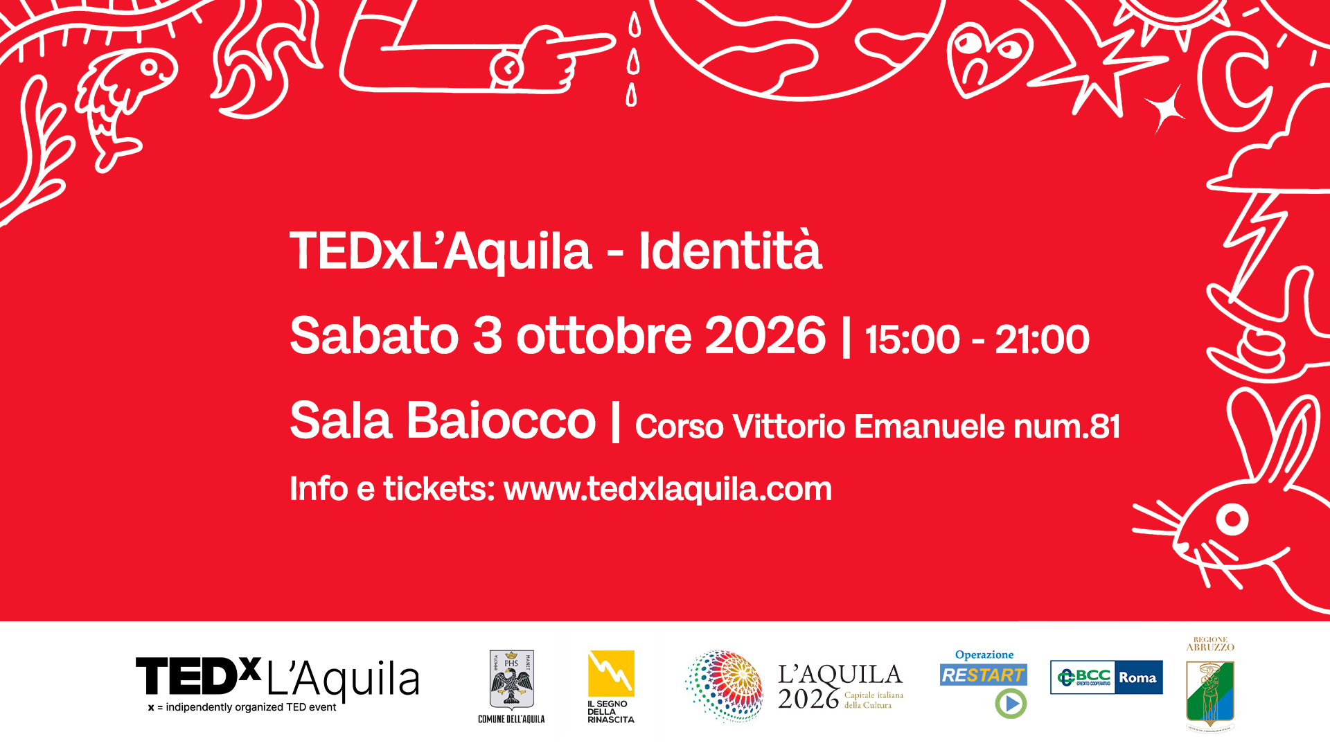 TEDxLAquila 2026 – Identità
