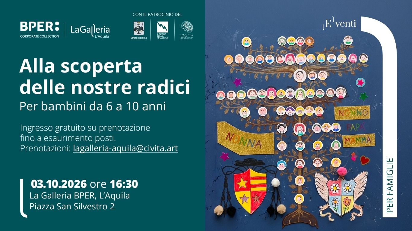 Alla scoperta delle nostre radici. Dall’albero genealogico dei Branconio al nostro | 3 Ottobre 2026