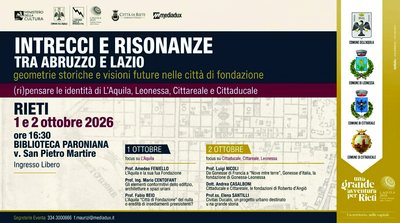 Intrecci e Risonanze tra Abruzzo e Lazio