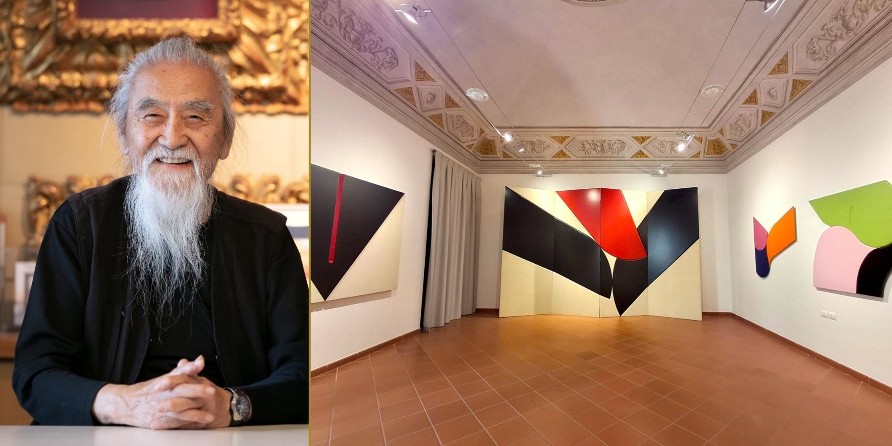 Shu Takahashi (1930-2026), artista. Finissage della mostra "Un mondo fluttuante tra Oriente e Occidente", Fondazione de Marchis, L'Aquila, 6 settembre 2026