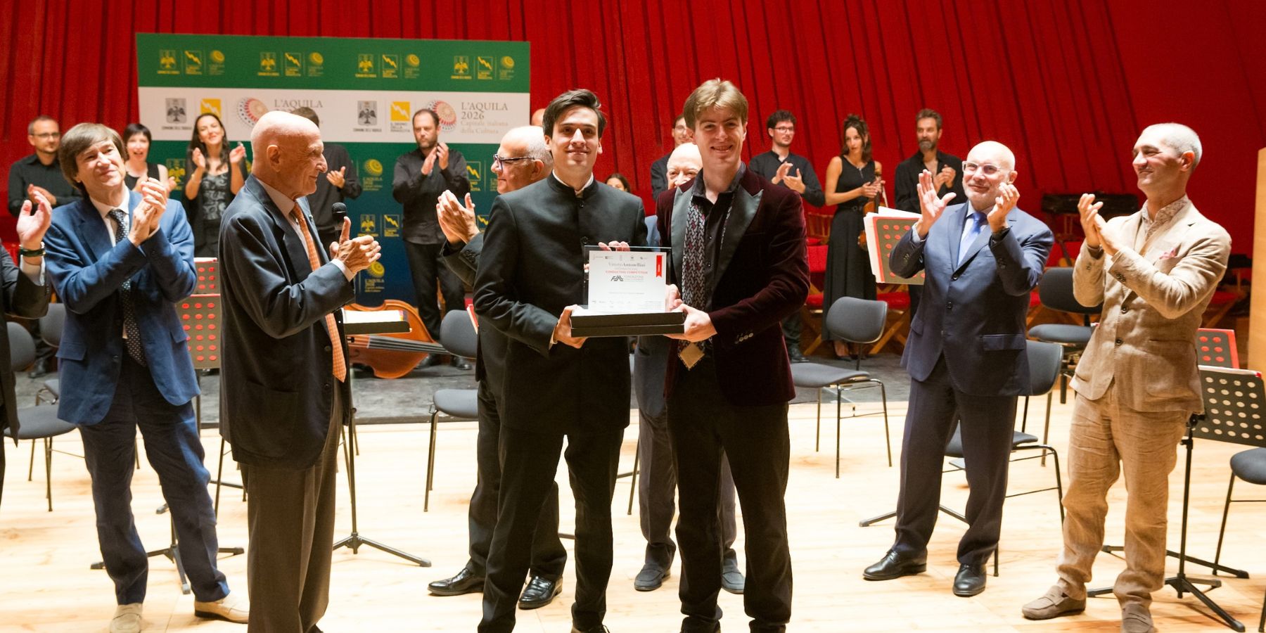Concorso Internazionale "Vittorio Antonellini" – primo premio ex aequo a Matthew Lloyd-Wilson e Patrick Tuttle, Auditorium del Parco, L'Aquila 2026