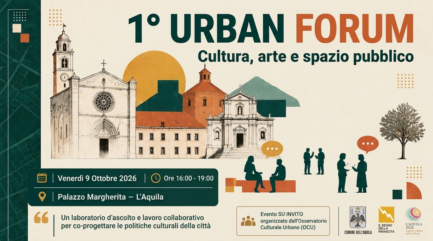 I Urban Forum dell'Osservatorio Culturale Urbano
