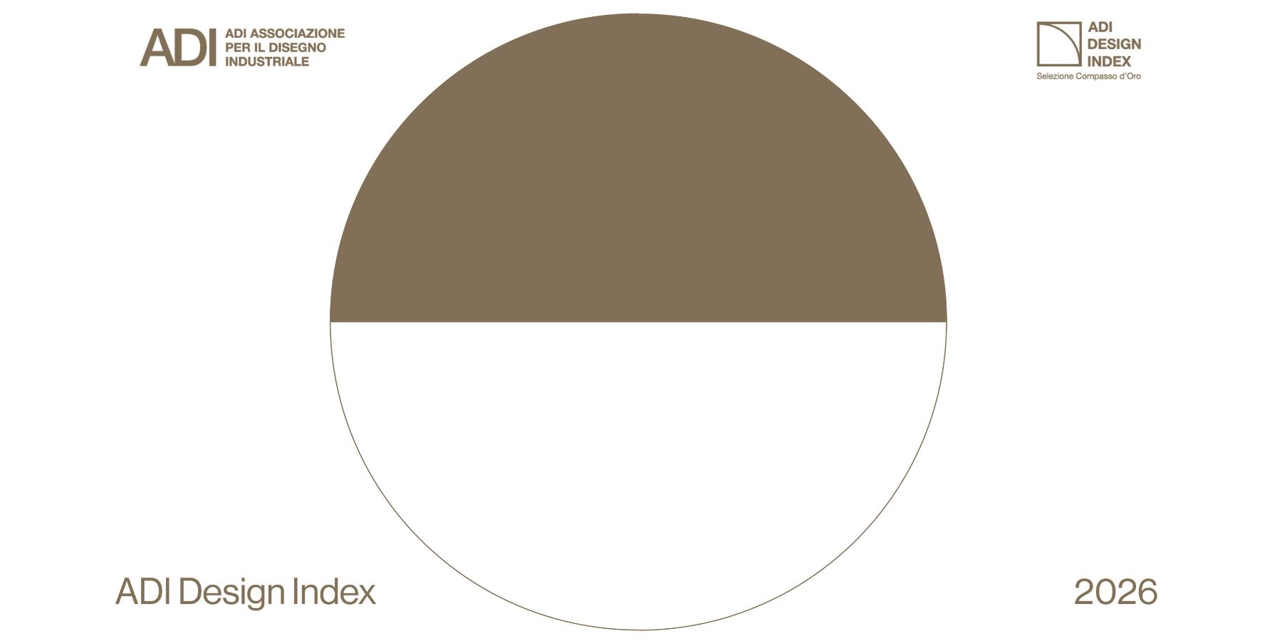 ADI Design Index 2026 – 340 progetti in 14 categorie, mostra a Palazzo ex ONMI, L'Aquila, 30 ottobre–17 novembre 2026. L'Aquila Capitale italiana della Cultura 2026